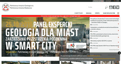 Desktop Screenshot of pgi.gov.pl