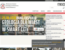 Tablet Screenshot of pgi.gov.pl