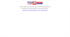 Desktop Screenshot of epsh.pgi.gov.pl