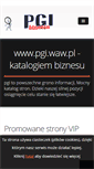 Mobile Screenshot of pgi.waw.pl